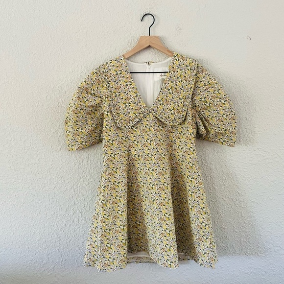 Anthropologie Dresses & Skirts - By Anthropologie Short-Sleeve Collared Printed Midi Dress NWT